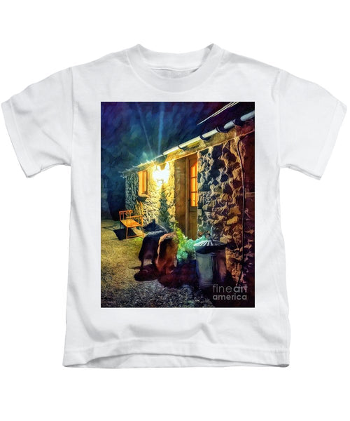 Shepherds At The Cottage Door - Kids T-Shirt
