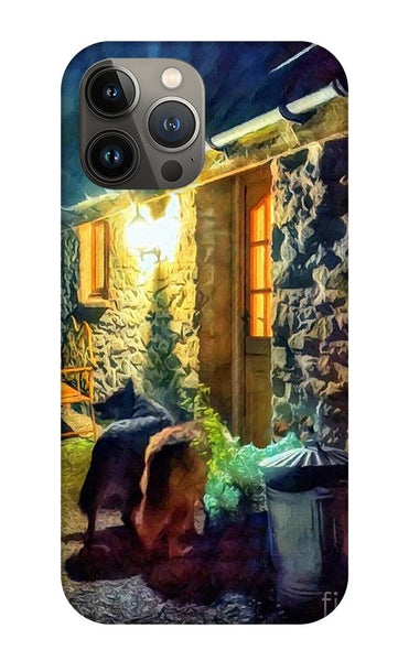 Shepherds At The Cottage Door - Phone Case