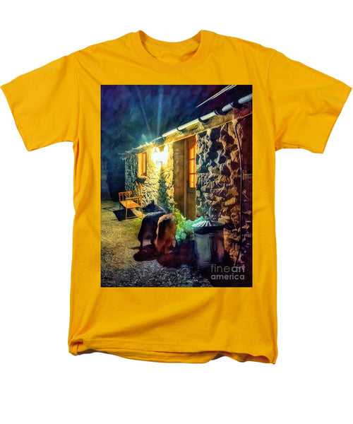 Shepherds At The Cottage Door - Men's T-Shirt  (Regular Fit)