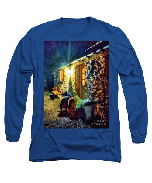 Shepherds At The Cottage Door - Long Sleeve T-Shirt