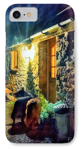 Shepherds At The Cottage Door - Phone Case
