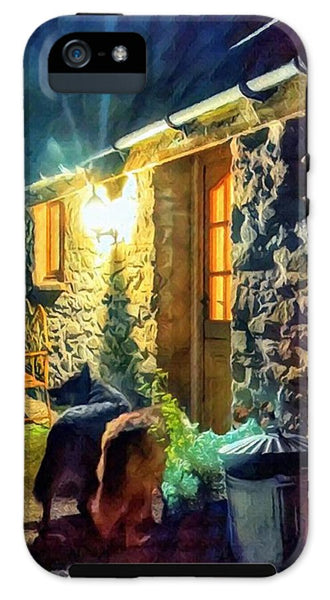 Shepherds At The Cottage Door - Phone Case