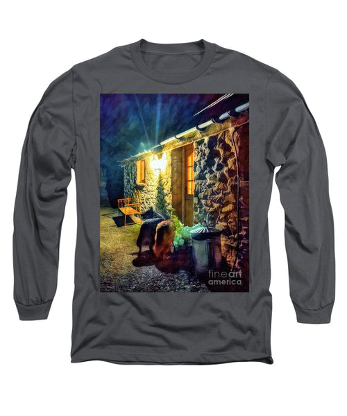 Shepherds At The Cottage Door - Long Sleeve T-Shirt