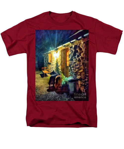 Shepherds At The Cottage Door - Men's T-Shirt  (Regular Fit)