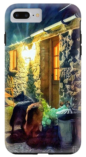Shepherds At The Cottage Door - Phone Case