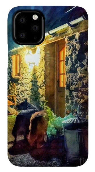 Shepherds At The Cottage Door - Phone Case