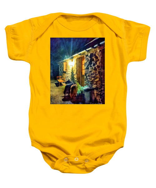 Shepherds At The Cottage Door - Baby Onesie