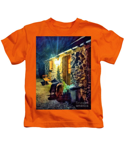 Shepherds At The Cottage Door - Kids T-Shirt