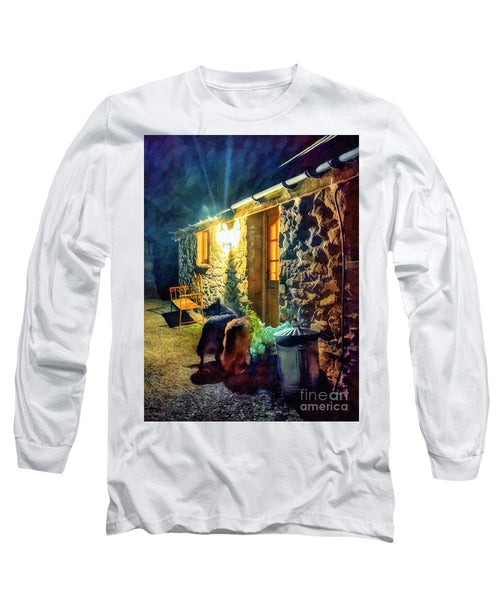 Shepherds At The Cottage Door - Long Sleeve T-Shirt