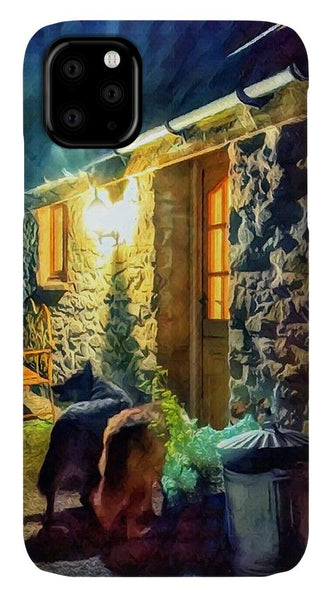 Shepherds At The Cottage Door - Phone Case
