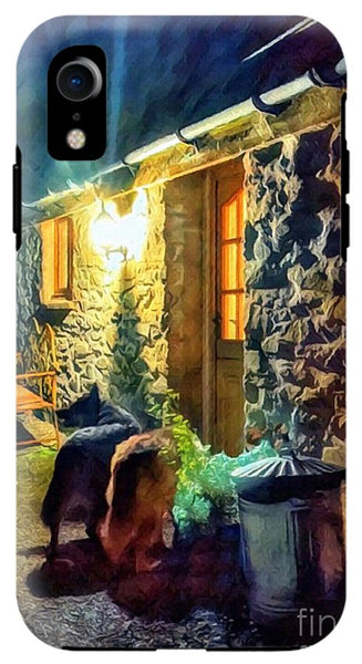 Shepherds At The Cottage Door - Phone Case