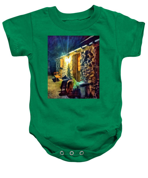 Shepherds At The Cottage Door - Baby Onesie