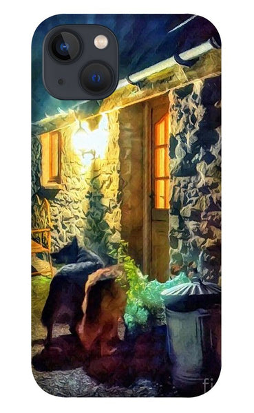 Shepherds At The Cottage Door - Phone Case