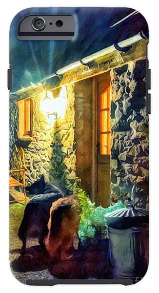 Shepherds At The Cottage Door - Phone Case