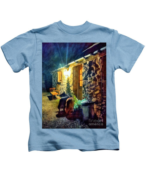 Shepherds At The Cottage Door - Kids T-Shirt