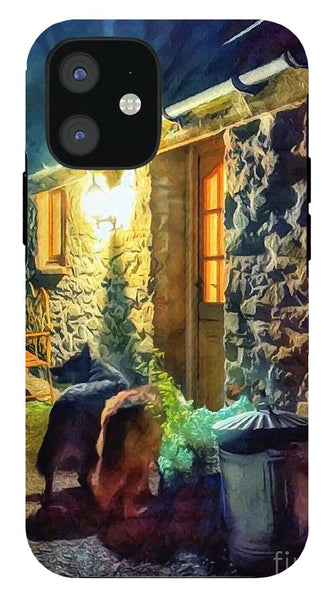 Shepherds At The Cottage Door - Phone Case