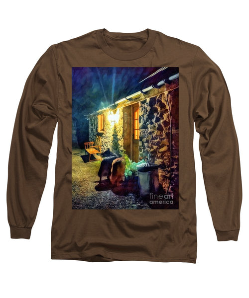Shepherds At The Cottage Door - Long Sleeve T-Shirt