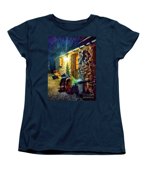 Shepherds At The Cottage Door - Women's T-Shirt (Standard Fit)