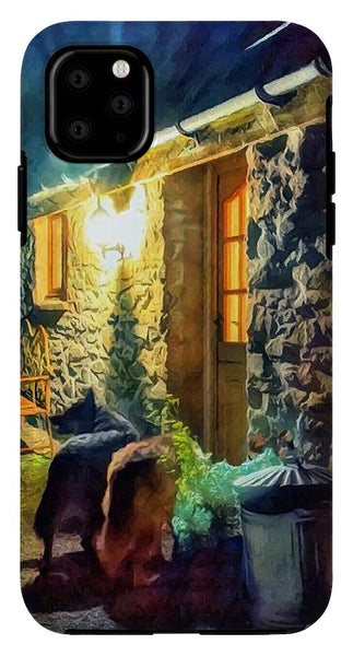 Shepherds At The Cottage Door - Phone Case