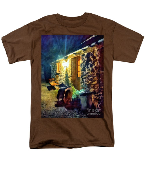 Shepherds At The Cottage Door - Men's T-Shirt  (Regular Fit)