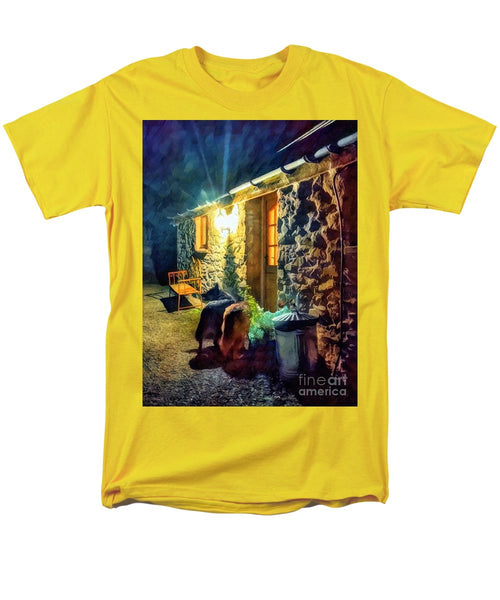 Shepherds At The Cottage Door - Men's T-Shirt  (Regular Fit)