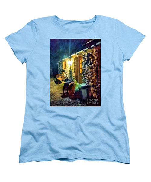Shepherds At The Cottage Door - Women's T-Shirt (Standard Fit)