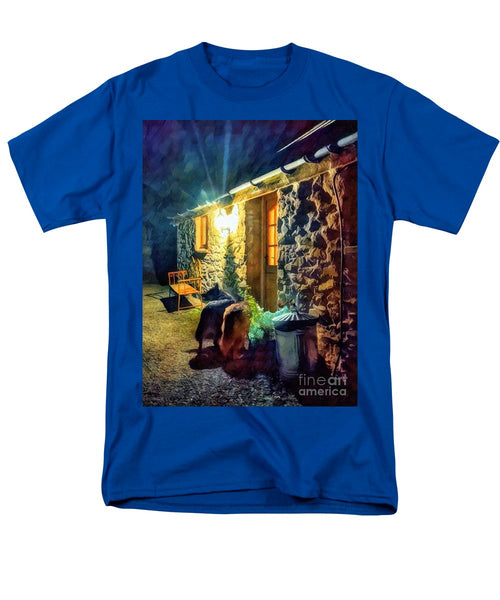 Shepherds At The Cottage Door - Men's T-Shirt  (Regular Fit)