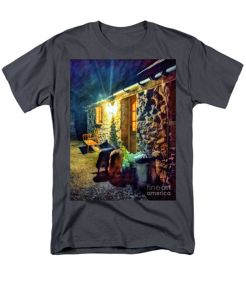 Shepherds At The Cottage Door - Men's T-Shirt  (Regular Fit)