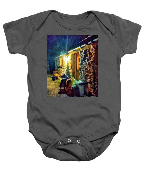 Shepherds At The Cottage Door - Baby Onesie