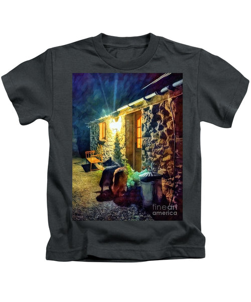 Shepherds At The Cottage Door - Kids T-Shirt