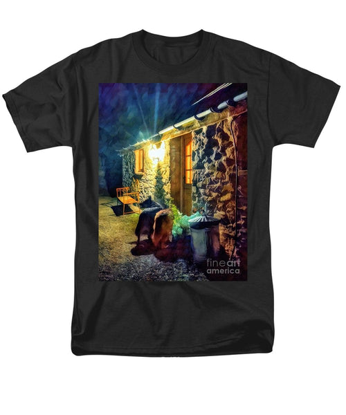 Shepherds At The Cottage Door - Men's T-Shirt  (Regular Fit)