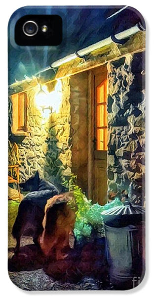 Shepherds At The Cottage Door - Phone Case