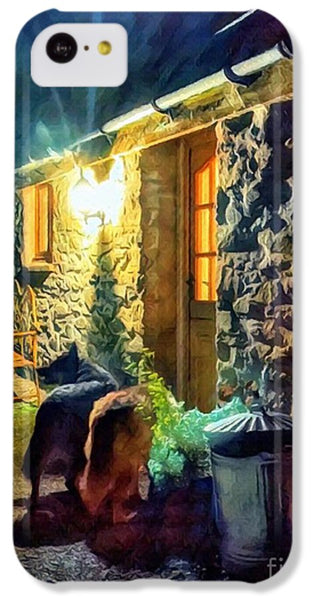 Shepherds At The Cottage Door - Phone Case