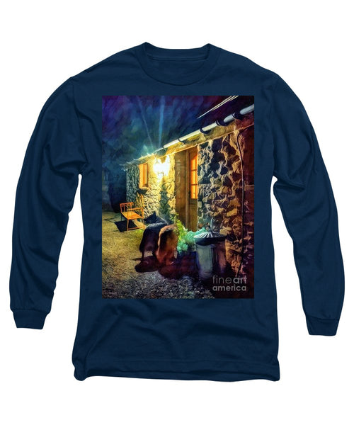 Shepherds At The Cottage Door - Long Sleeve T-Shirt