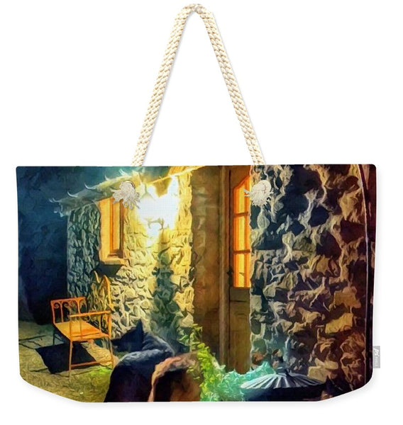 Shepherds At The Cottage Door - Weekender Tote Bag