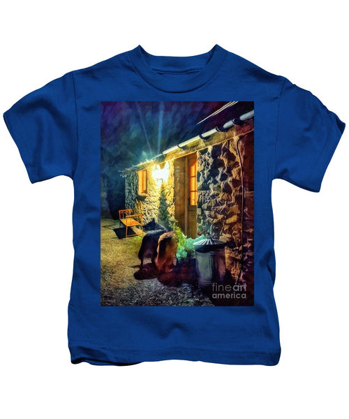 Shepherds At The Cottage Door - Kids T-Shirt