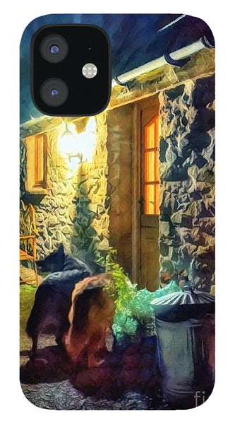 Shepherds At The Cottage Door - Phone Case