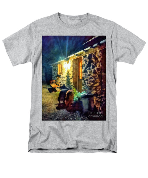 Shepherds At The Cottage Door - Men's T-Shirt  (Regular Fit)