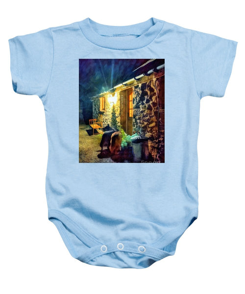 Shepherds At The Cottage Door - Baby Onesie