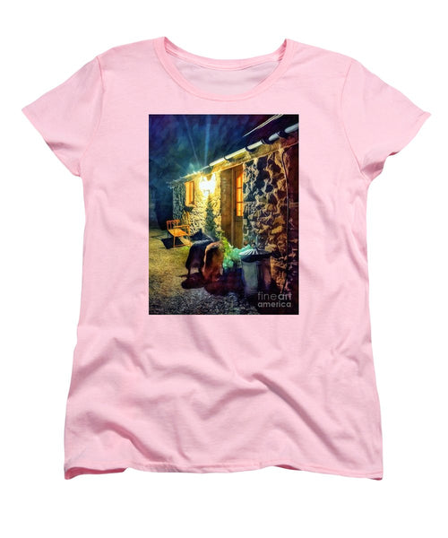 Shepherds At The Cottage Door - Women's T-Shirt (Standard Fit)