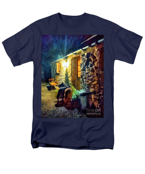 Shepherds At The Cottage Door - Men's T-Shirt  (Regular Fit)