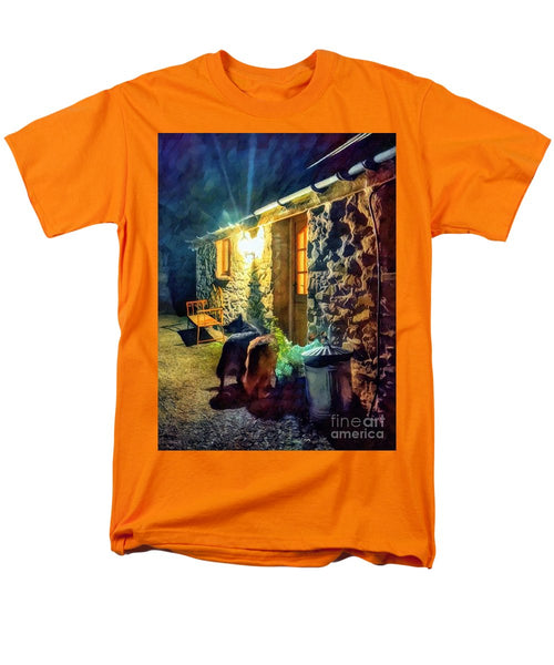Shepherds At The Cottage Door - Men's T-Shirt  (Regular Fit)