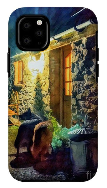 Shepherds At The Cottage Door - Phone Case