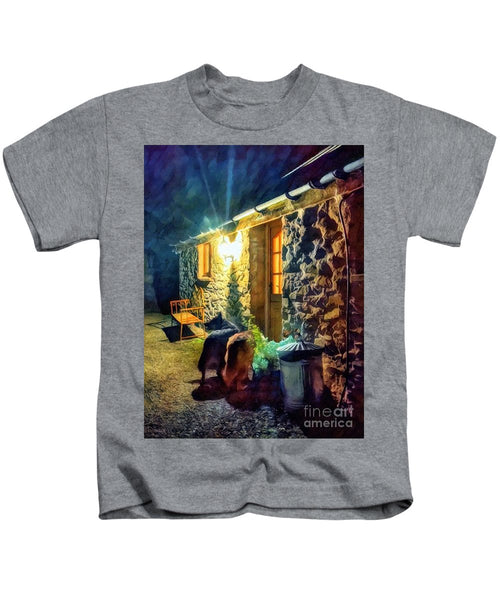 Shepherds At The Cottage Door - Kids T-Shirt