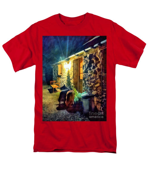 Shepherds At The Cottage Door - Men's T-Shirt  (Regular Fit)