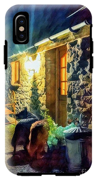 Shepherds At The Cottage Door - Phone Case
