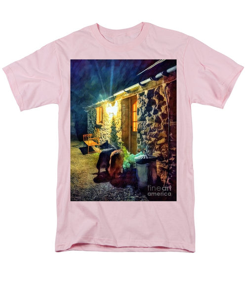 Shepherds At The Cottage Door - Men's T-Shirt  (Regular Fit)