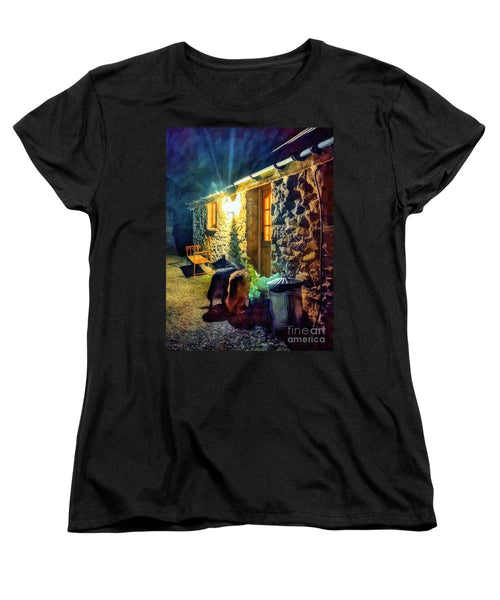 Shepherds At The Cottage Door - Women's T-Shirt (Standard Fit)