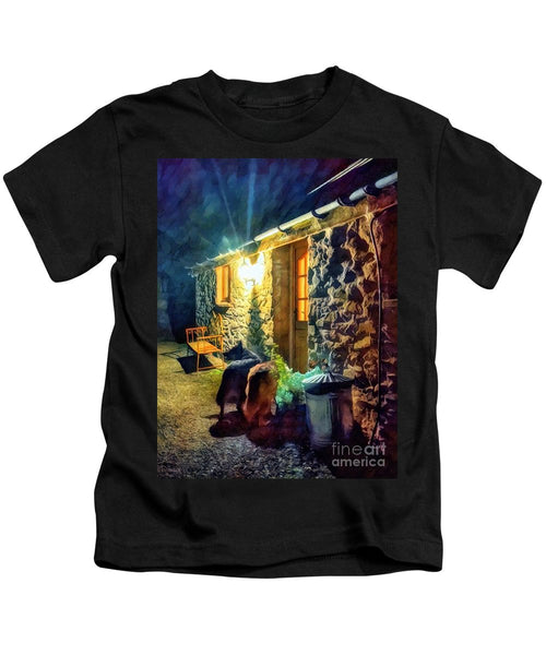 Shepherds At The Cottage Door - Kids T-Shirt