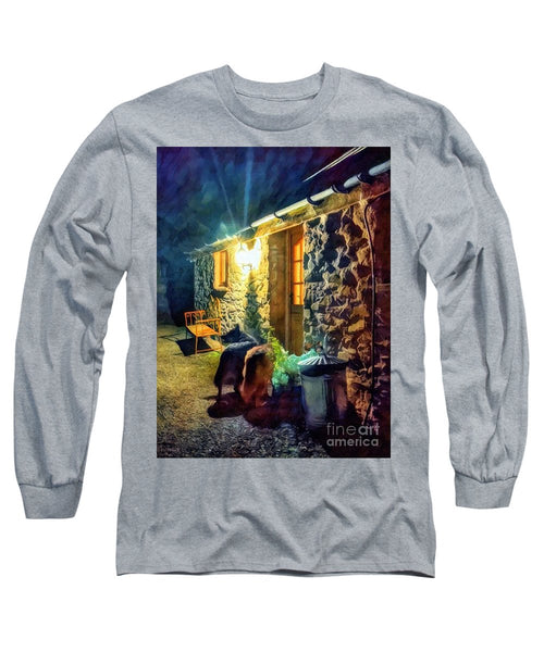 Shepherds At The Cottage Door - Long Sleeve T-Shirt